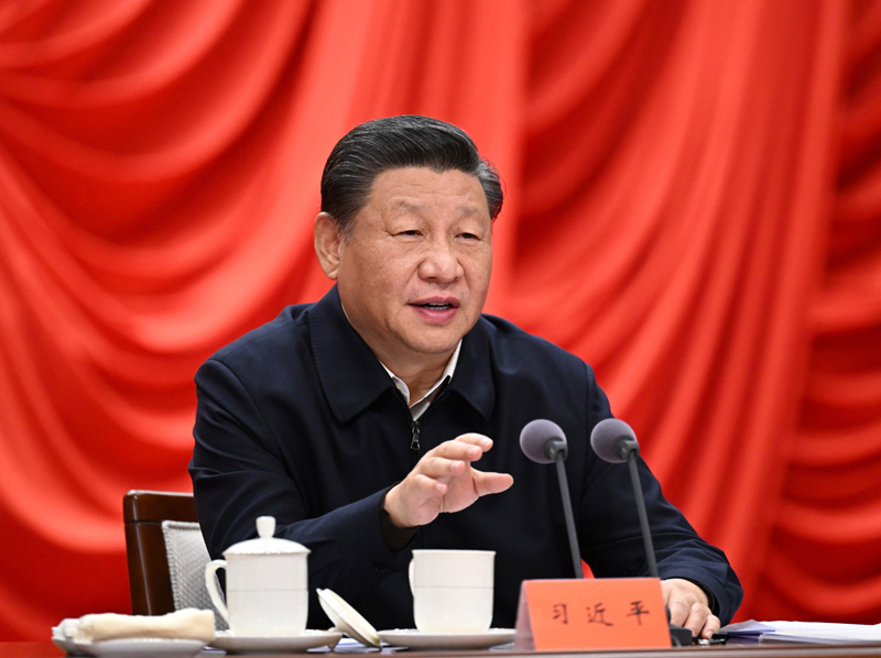　　1月11日，省部级主要领导干部学习贯彻党的十九届六中全会精神专题研讨班在中央党校（国家行政pg麻将胡了2
）开班。中共中央总书记、国家主席、中央军委主席习近平在开班式上发表重要讲话。新华社记者 李学仁 摄